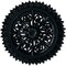 Ekena Millwork Lariah Ceiling Medallion (Fits Canopies up to 1 3/8"), 24 3/4"OD 1 3/8"ID x 3 1/4"P, Night Shade CM24LANSF - alternate 1